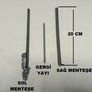 Goodwest 36 Litre Beyaz Mini Fırın Ön Kapak Menteşe Seti